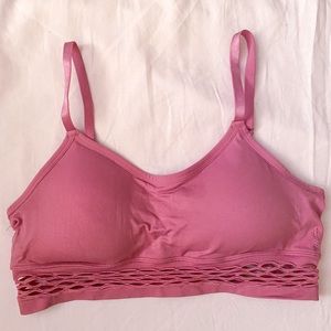 Pink forever 21 sports bra